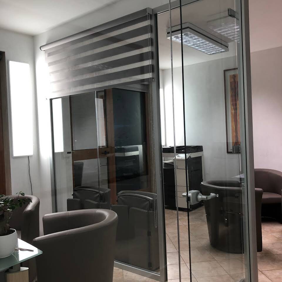 Sala di accoglienza dell’ufficio Franzini a Latina